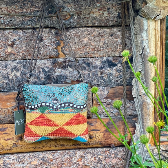 MYRA BAG Bright multicolored western crossbody - Picture 1 of 7